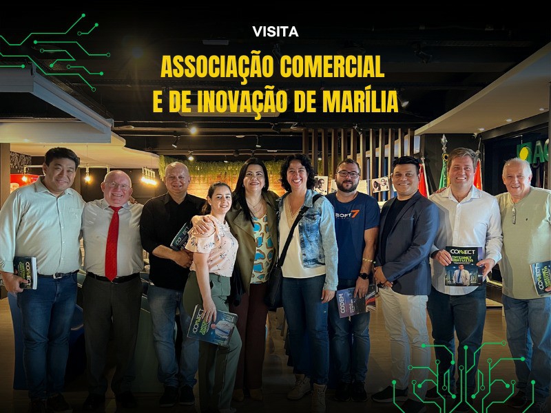 Notícia: INTERCÂMBIO - Associação Comercial e Industrial de Ibitinga visita sede de Marília
